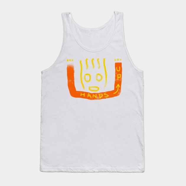 face Tank Top by Angel Rivas